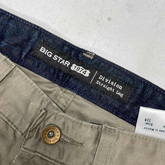 Big Star Jeans, Color More Like Khaki Light Green - Picture 2 of 9